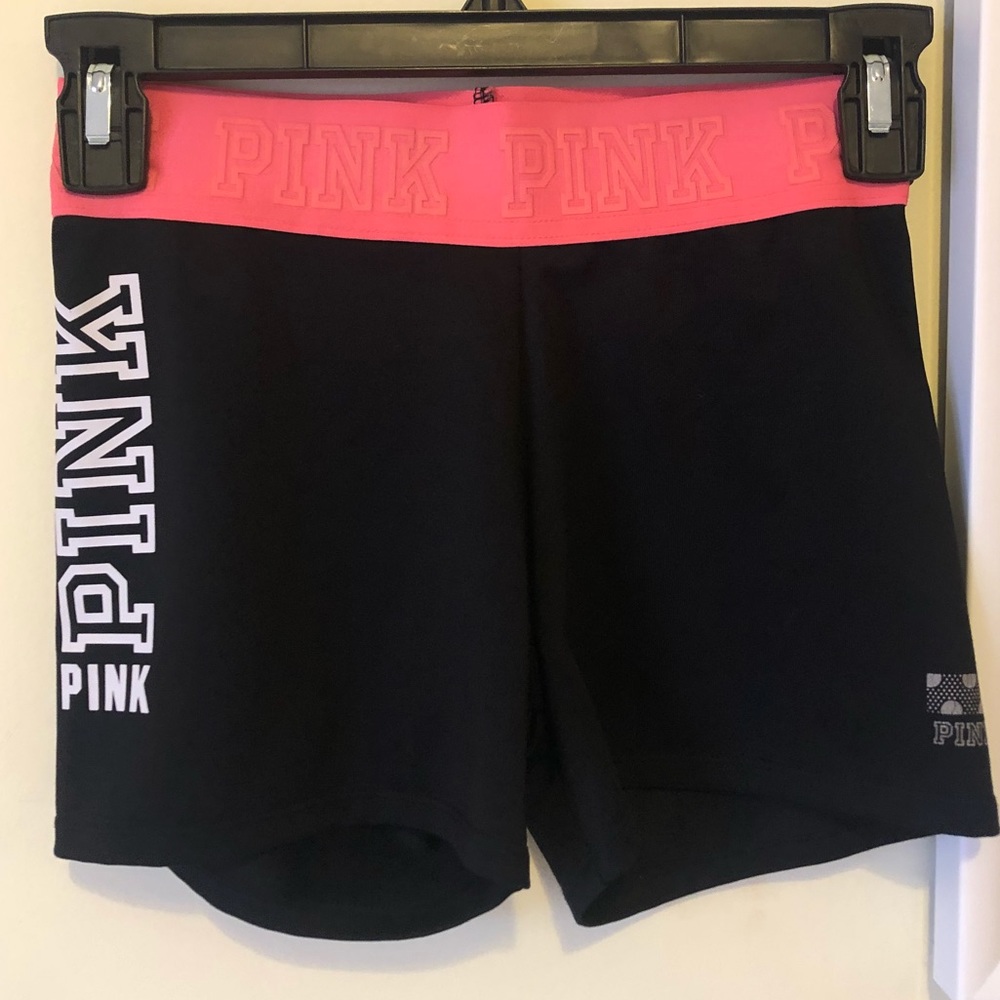 VS PINK BLACK SPANDEX SIZE XS